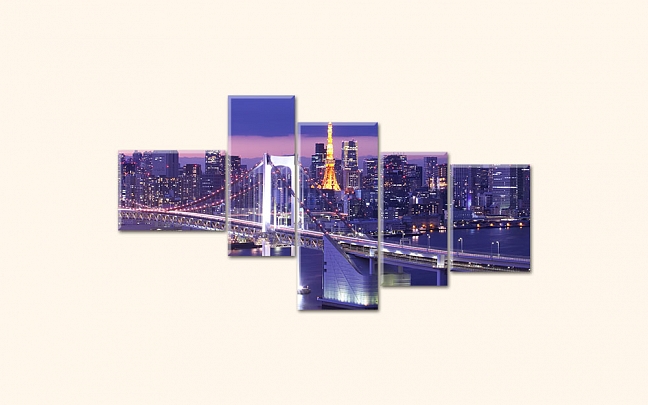 Pohled na Tokyo
