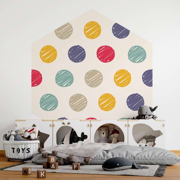 Hravé kroužky z pastelu