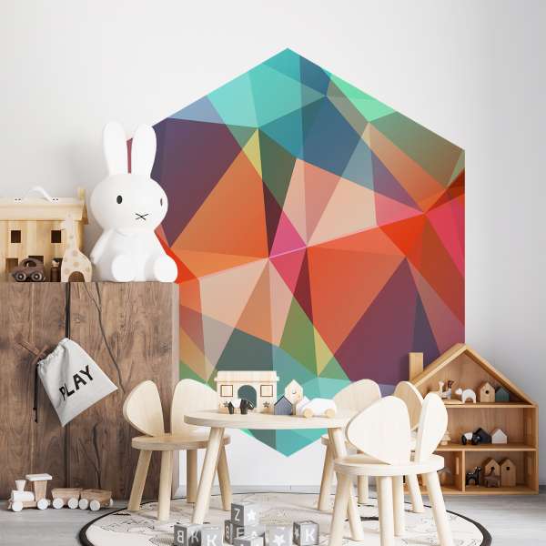 Abstraktní polygonální vzorek