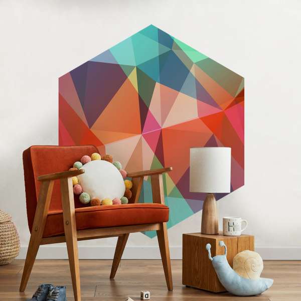 Abstraktní polygonální vzorek