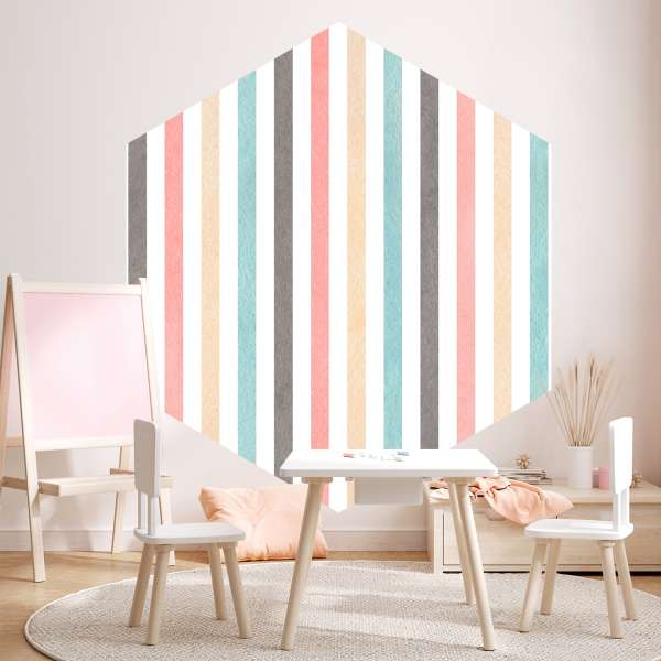 Vesele pastelové pruhy