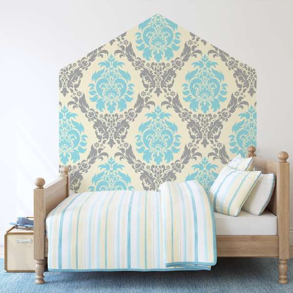 Barokní květy tyrkysu