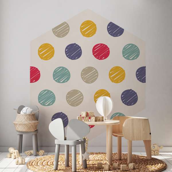 Hravé kroužky z pastelu