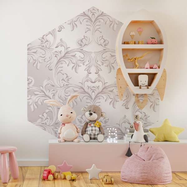 Béžový barokní keř