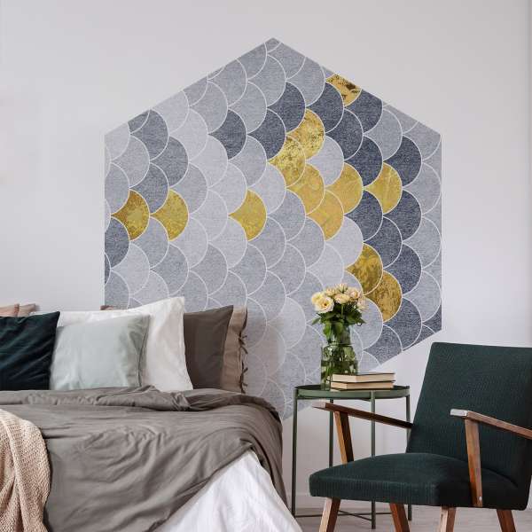 Geometrický vzor ve stylu Art Deco