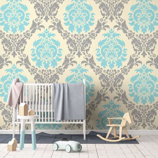 Barokní květy tyrkysu