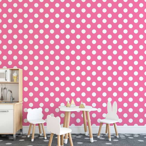 Puntíkovaná malinová radost