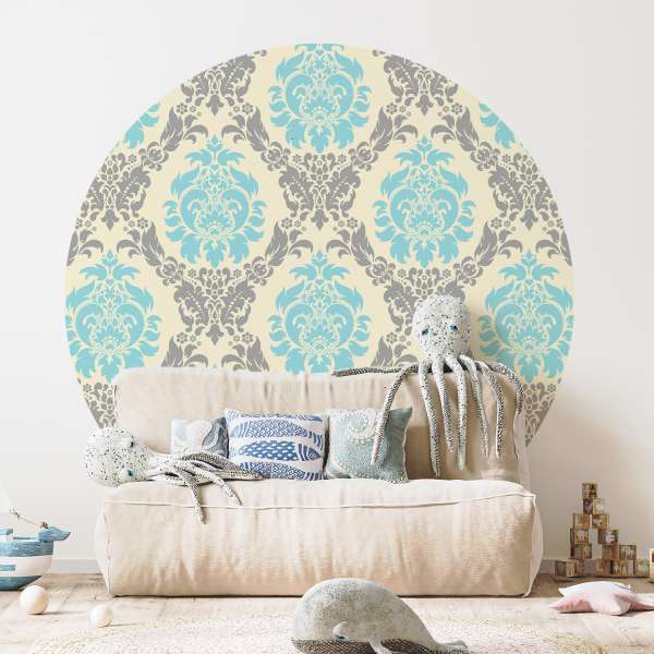 Barokní květy tyrkysu