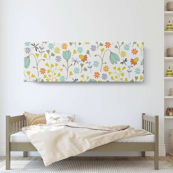 Vzor s různými květinami