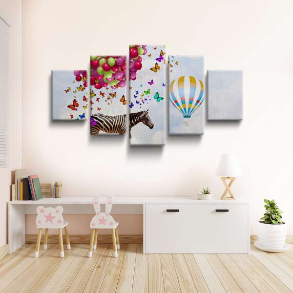 3D poletující zebra