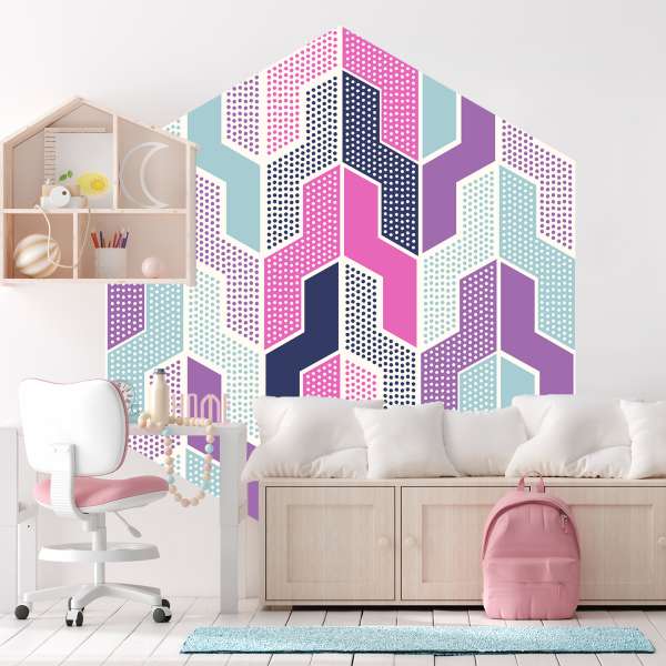 Barevná skládací mozaika