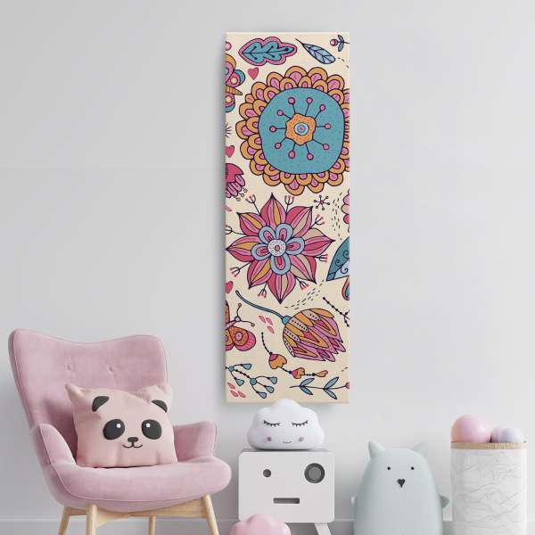 Fantastické květiny snů - ilustrace