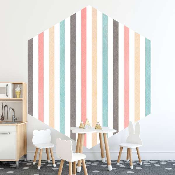 Vesele pastelové pruhy