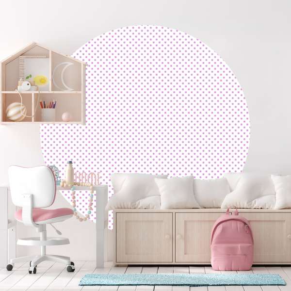 Jemné levandulové tečky