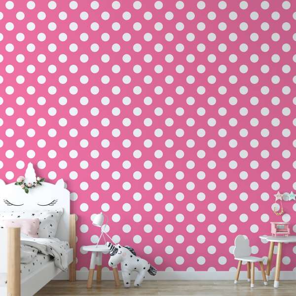 Puntíkovaná malinová radost