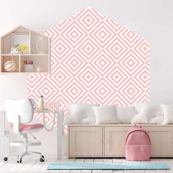 Růžový svět čtverců