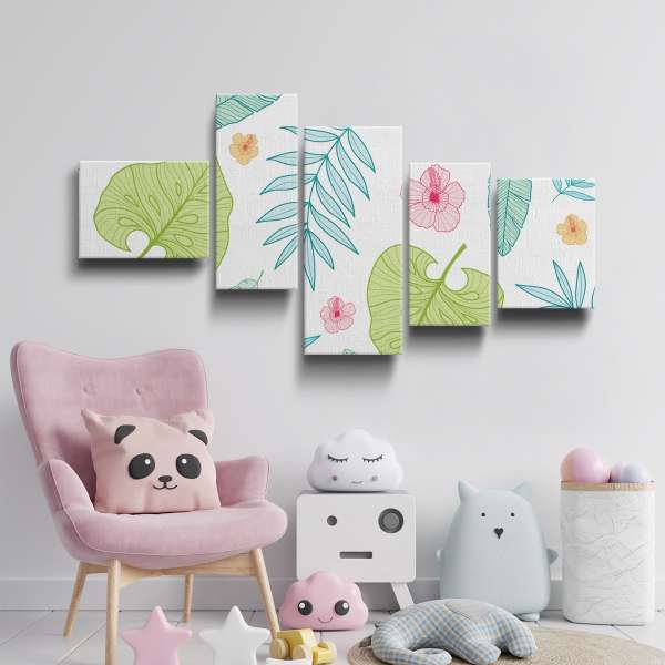 Tropický rostlinný vzor