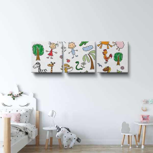 Zvířata — dětská kresba