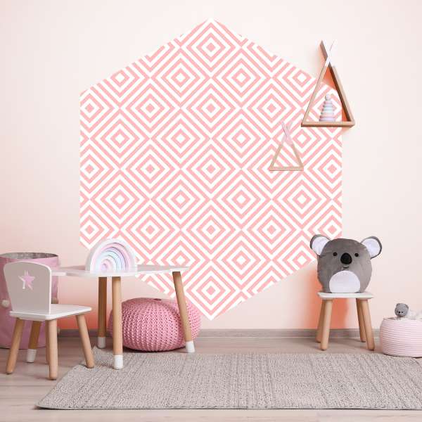 Růžový svět čtverců