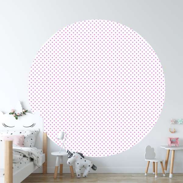 Jemné levandulové tečky